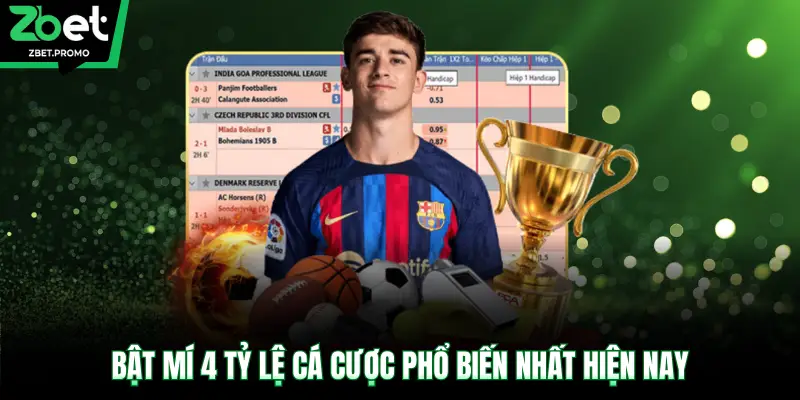 Bật mí 4 tỷ lệ cá cược phổ biến nhất hiện nay