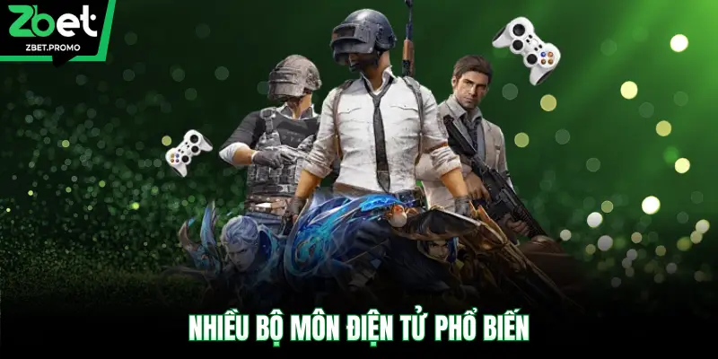 Nhiều bộ môn điện tử phổ biến